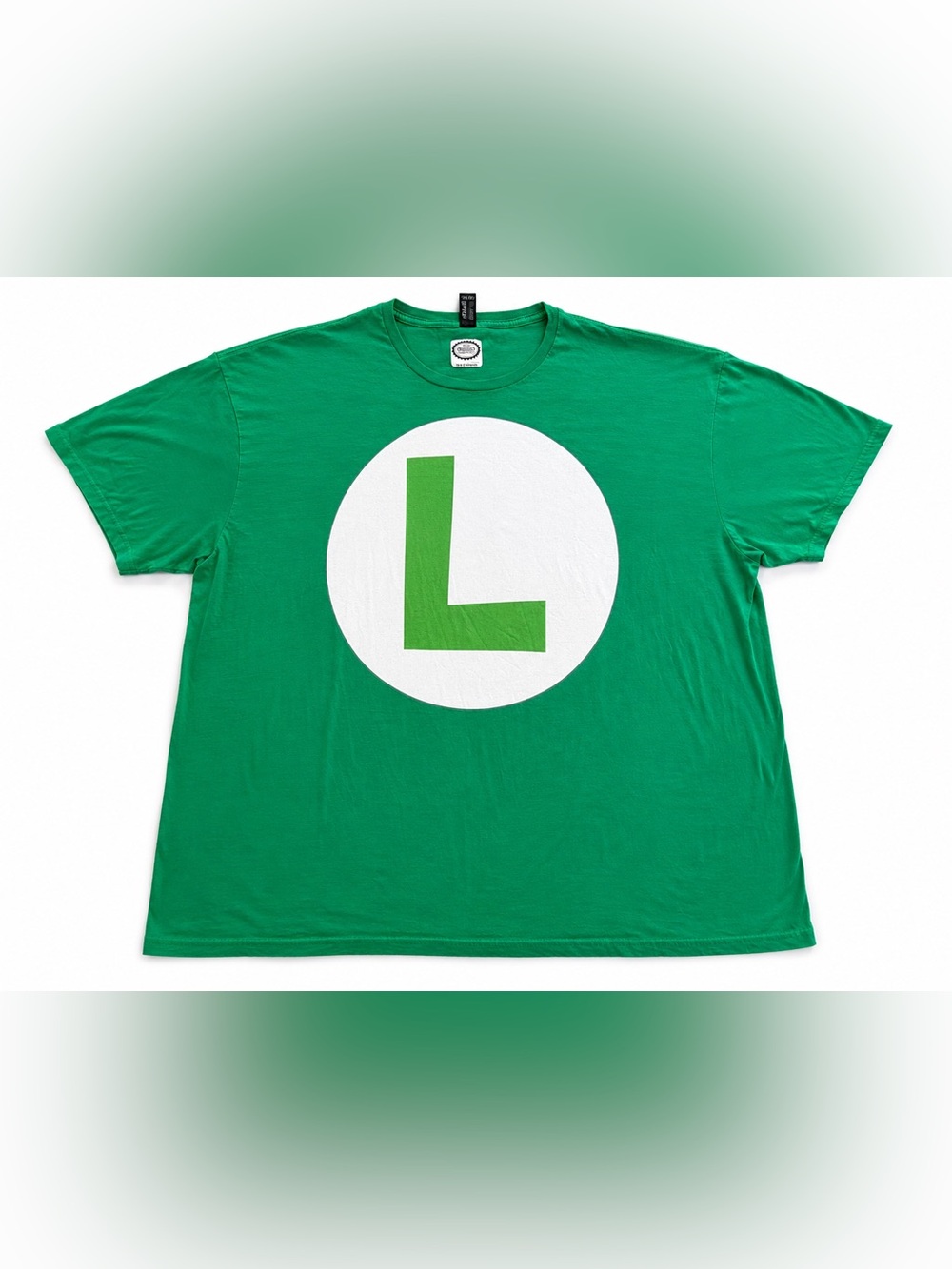 Nintendo Super Mario Luigi Green Graphic T-Shirt Men’s 3XL Gaming Costume
